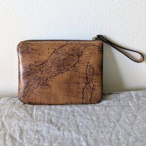 NWOT Patricia Nash Leather Cassini Wristlet in Riot Rust